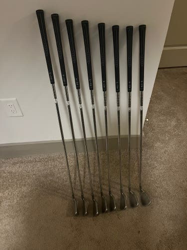 Used Left Hand Regular Flex Steel Shaft G15 Iron Set