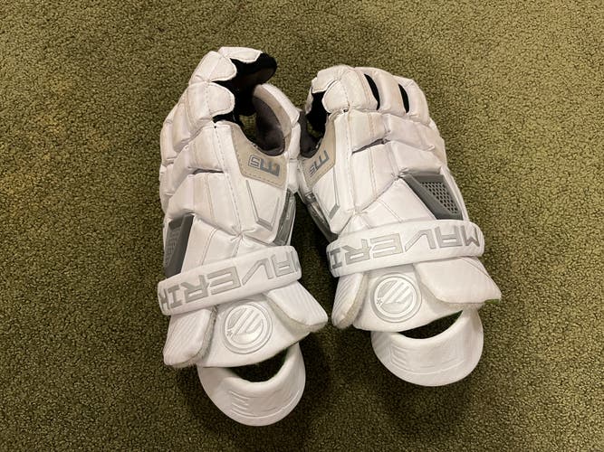 Used Player's Maverik M5 Lacrosse Gloves 13"