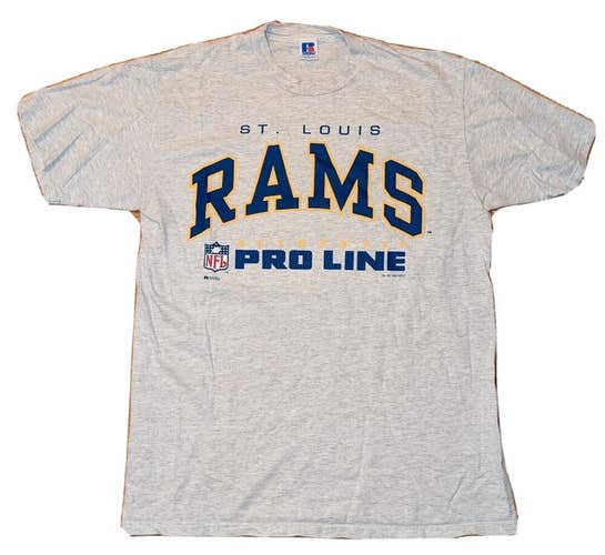 Vintage 1995 NFL St. Louis Rams Russell Football NFL Pro Line Men's Large L
