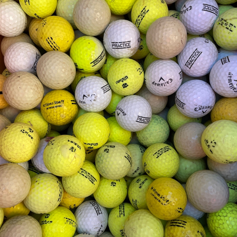 200 Used Golf Balls Hitaway Bulk *Please read Description* Hit and Forget