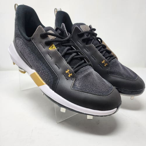 Under Armour Baseball Cleats Mens 12 Black Harper 6 Low ST Mesh Upper Hovr