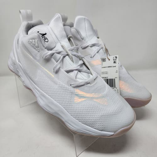 Adidas Basketball Shoes Womens 11.5 White Candace Parker Exhibit A Cloud Sneaker