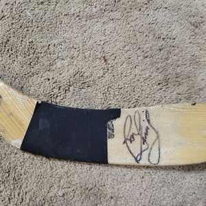 RON FRANCIS 99'00 Signed Carolina Hurricanes NHL Game Used Hockey Stick COA 2
