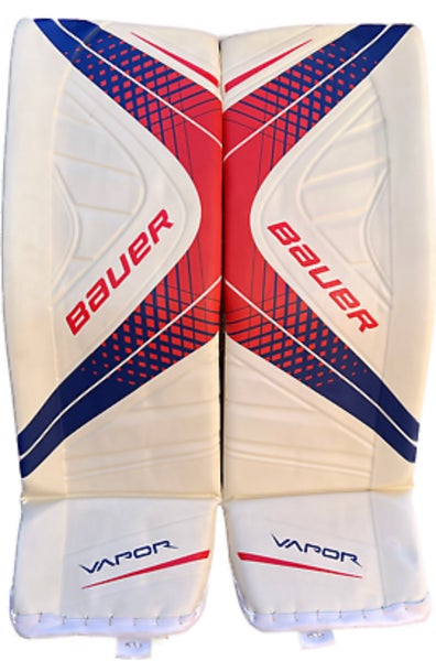 Bauer Vapor 1X Od1N Winter Classic NHL Pro Stock Hockey Goalie Leg Pads