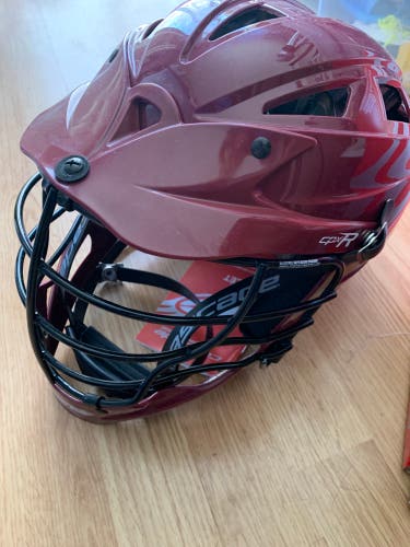 New CPXR burgundy maroon helmet