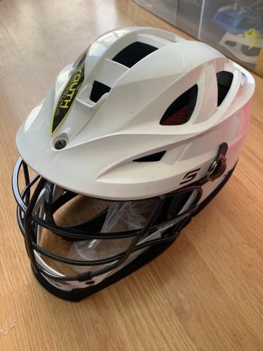 New Cascade S youth helmet white black mask