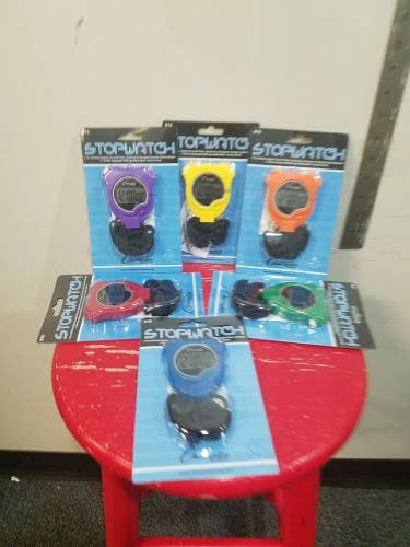 Champion Sports Water-Resistant Stopwatches, Accurate to 1/100 Second