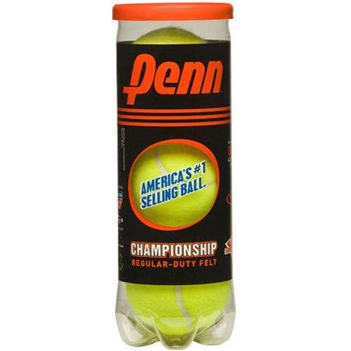 Penn Championship Regular-Duty Felt Tennis Balls 3 pack NEW