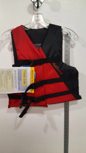 Flowt Life Vest PFD Type III Size Youth 50-90 lbs Red New
