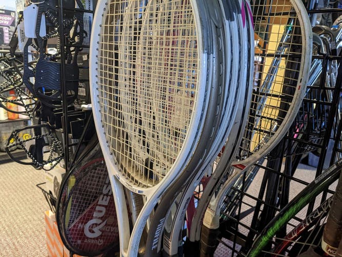 Tennis Racket, Assorted Sizes, Assorted Colors, Used. One Piece.