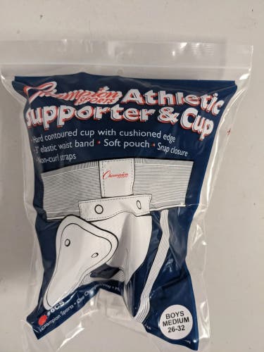 Champion Sports Athletic Supporter and Cup Size YM New