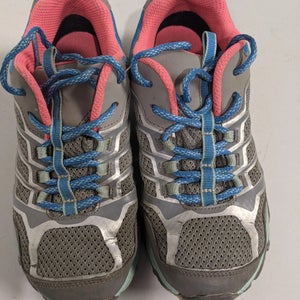 Merrell Hiking Trail Shoes Size 3 Gray/Pink Used