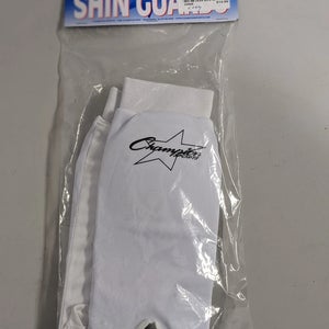 Champion Shin Guards Size Youth Large Youth Soccer White New