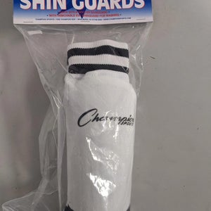 Champion Shin Guards Size Sizes Youth Small, Medium and Large Youth Soccer White