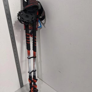 TSL Outdoor Connect Carbon 3 Cross Series Trekking Poles, Pair, Red, New, Hiking