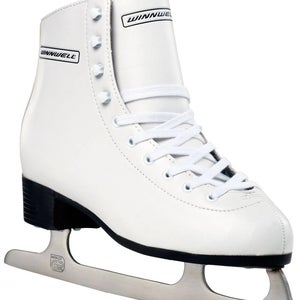 Winnwell Figure Ice Skates White New