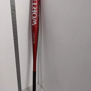 Worth Ball Buster Softball Bat Size 33 In 25oz Red Used Baseball
