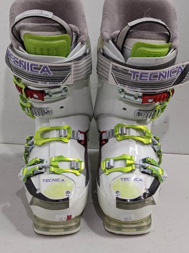 Tecnica The Agent 90 Women's Ski Boots size Mondo 23.5 White Used