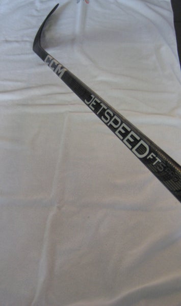 Custom Grey Jetspeed FT5 Pro Hockey Sticks-LH-P88-90 Flex USED ONCE