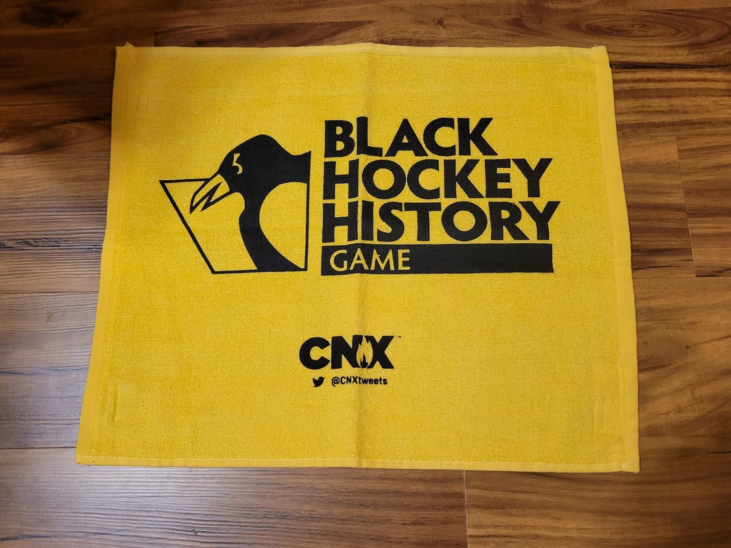 Pittsburgh Penguins Black Hockey History Game Rally Towel