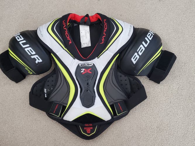Used Junior Medium Bauer Vapor 2X Shoulder Pads