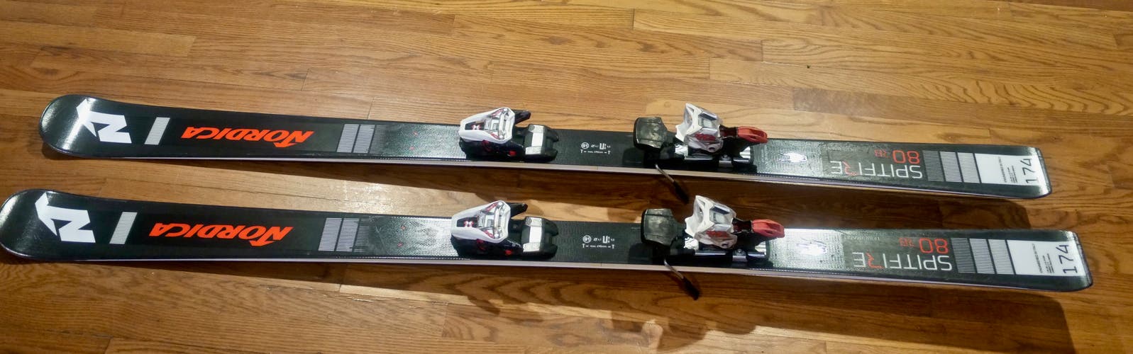 Nordica Spitfire 80 RB 174 Skis with Marker Excel Race Bindings