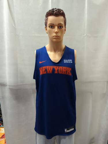 Team Issued New York Knicks Reversible Practice Jersey LT Nike NBA Alec Burks