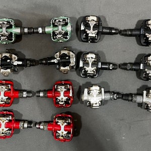 (7) Pairs Shimano SPD Clipless Pedals PD-M515 PD-M520 PD-M353 ++ Others
