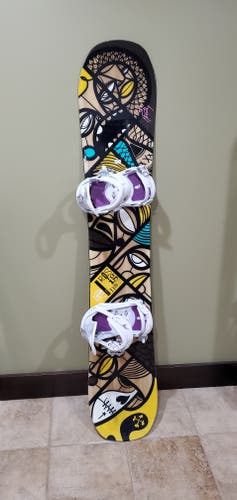 Used Women's Snowboard All Mountain With Bindings