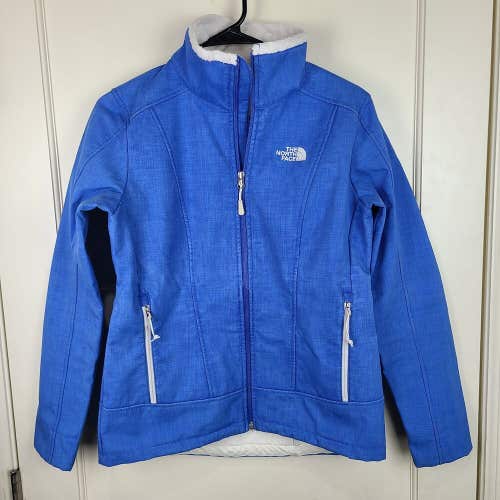 The North Face Apex Bionic Jacket Womens Size S Blue Soft Shell Full Zip