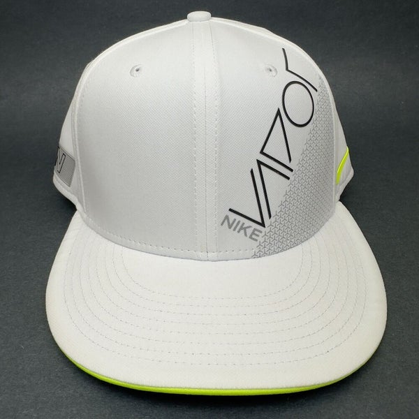 Cambiable sabio Cerco Nike Golf Vapor RZN SnapBack Hat Cap White Volt Grey | SidelineSwap
