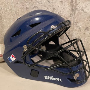 Wilson MLB Catcher’s Mask / Headgear Blue