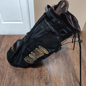 Nike University of Colorado Buffaloes Dual Strap Golf Stand Bag Black