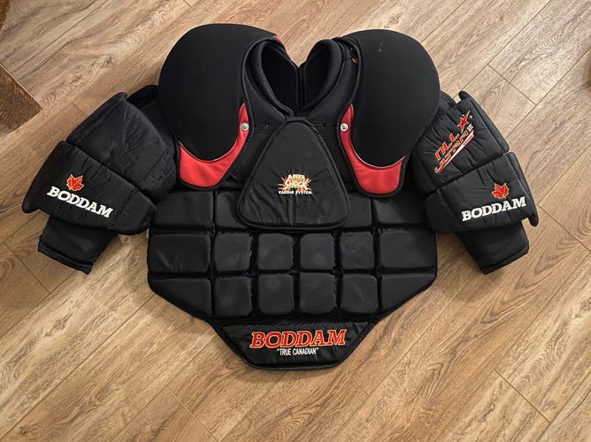 Used XL  Chest Protector And Boddam Cat 3 Pants