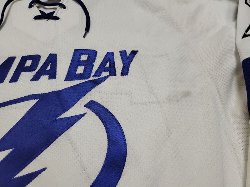 BRIAN BOYLE 14'15 Playoffs Tampa Bay Lightning Photomatched Game Worn  Jersey