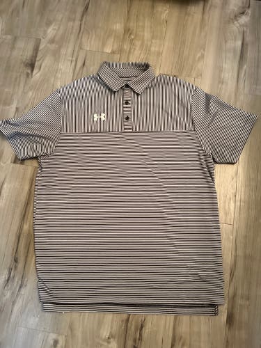 Silver New Men's Under Armour Shirt