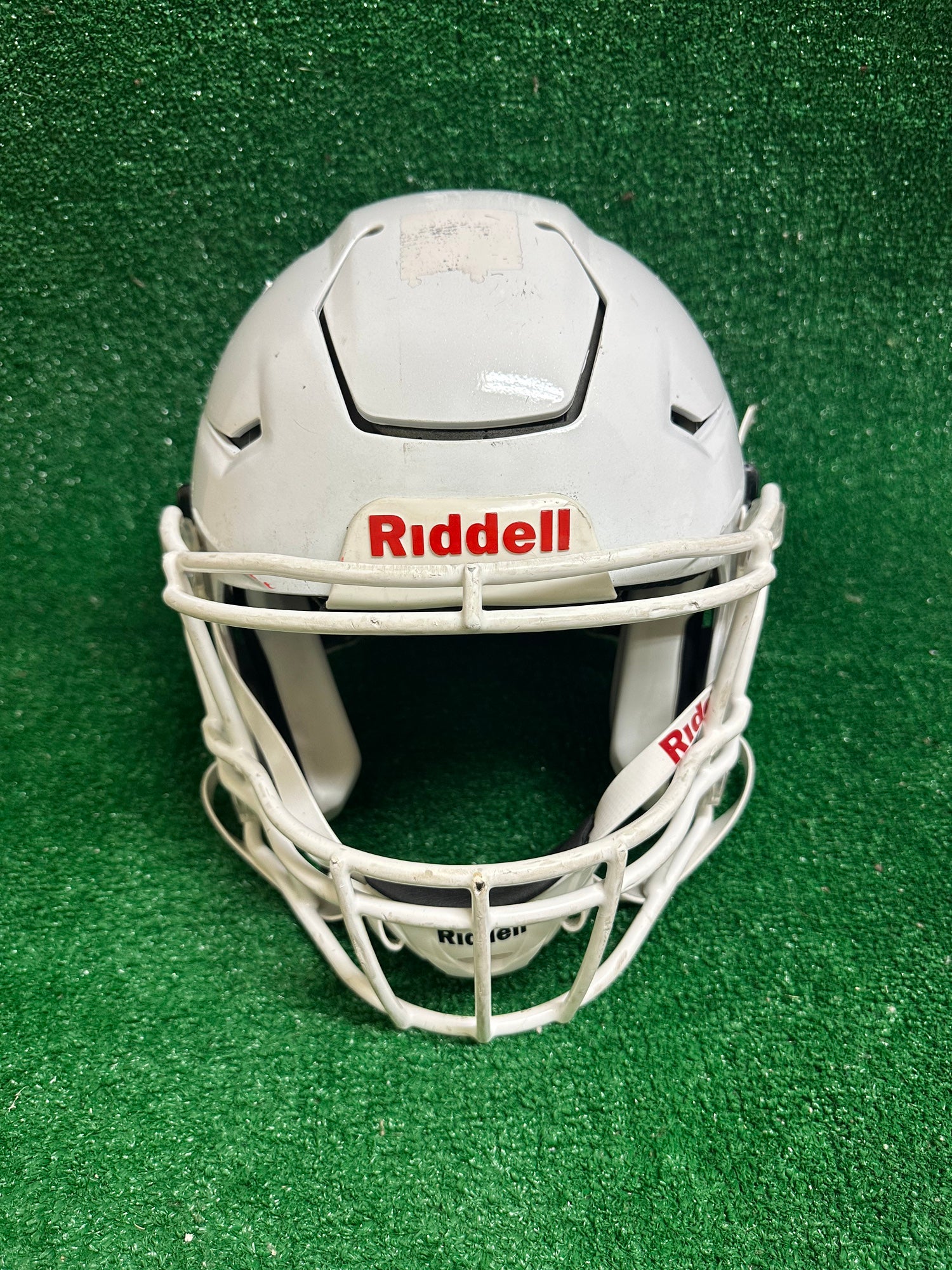 Adult Medium - Riddell Speed Football Helmet - White