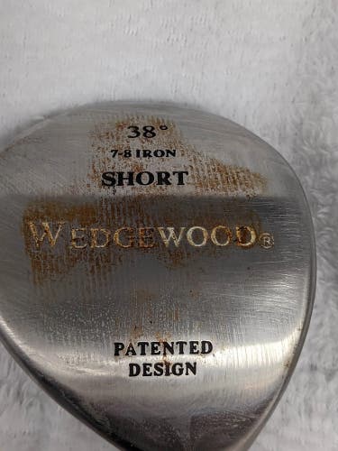 Wedgewood 38 Degree 7-8 Short Iron Golf Club (RH) Size 38 In Color Gray Conditio