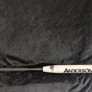 Anderson Nanotec FP Softball Bat Size 32 In/22 Oz Color White Condition Used