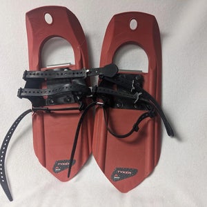 MSR Tyker Youth Snowshoes Size 18 In Color Red Condition Used
