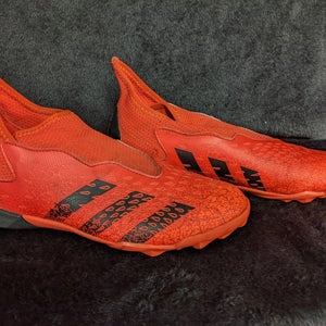 Adidas Predator Cleats Size 4.5 Color Red Condition Used