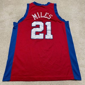 Los Angeles Clippers Jersey Men XL Darius Miles Nike Red NBA Basketball 21 VTG