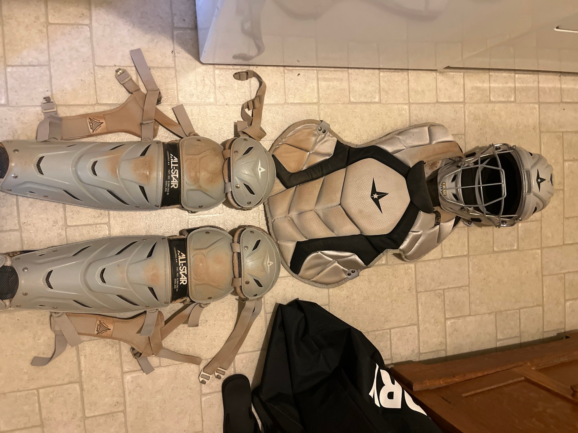 Used Custom Adult All Star System 7 Catcher's Set