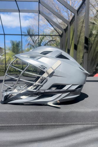 Silver Cascade S Lacrosse Helmet