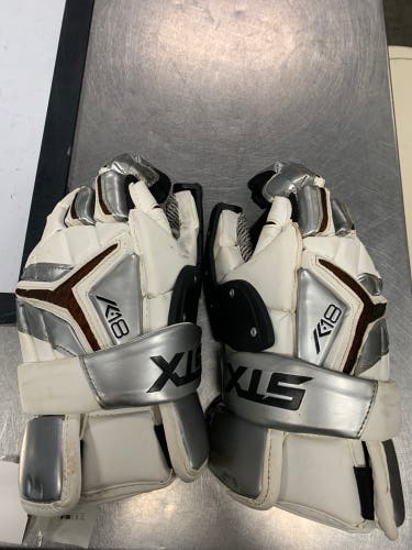 Used STX 13" k 18 Goalie Gloves