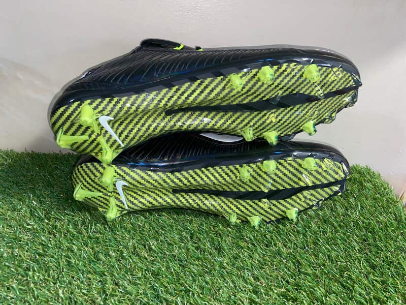 Nike Vapor Carbon Elite TD Football Cleats Black Men's Size 15