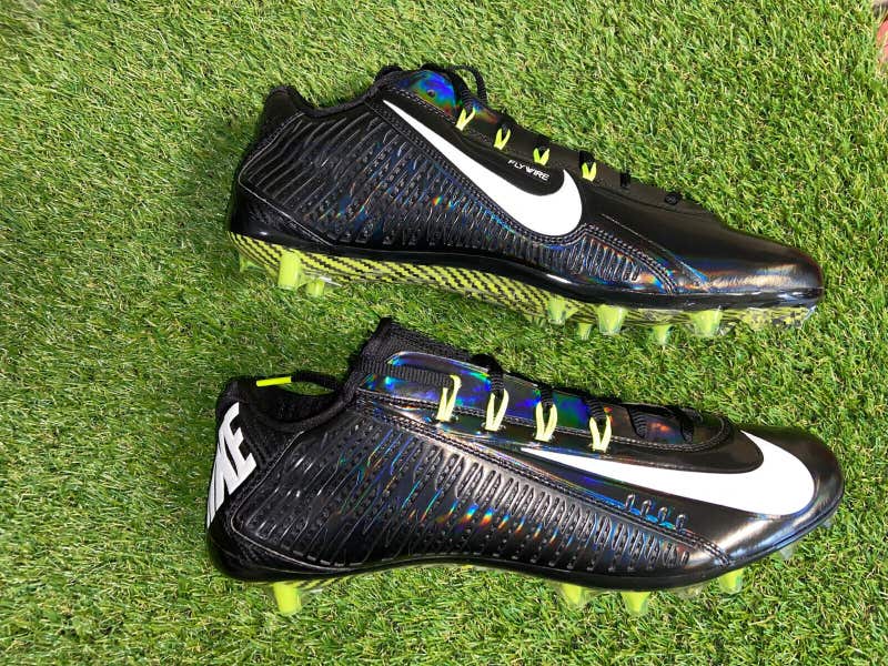 Nike Vapor Carbon Elite TD Football Cleats Black Men's Size 15