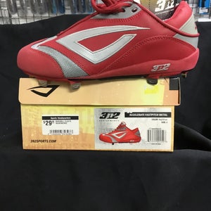 302 Accelerate fastpitch metal cleats sz 8