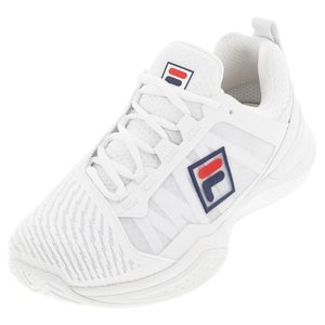 Fila Men's SpeedServe Energized Tennis Shoes, White/White