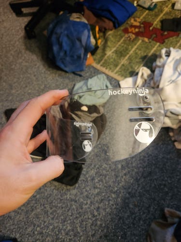 Used hockey ninja visor